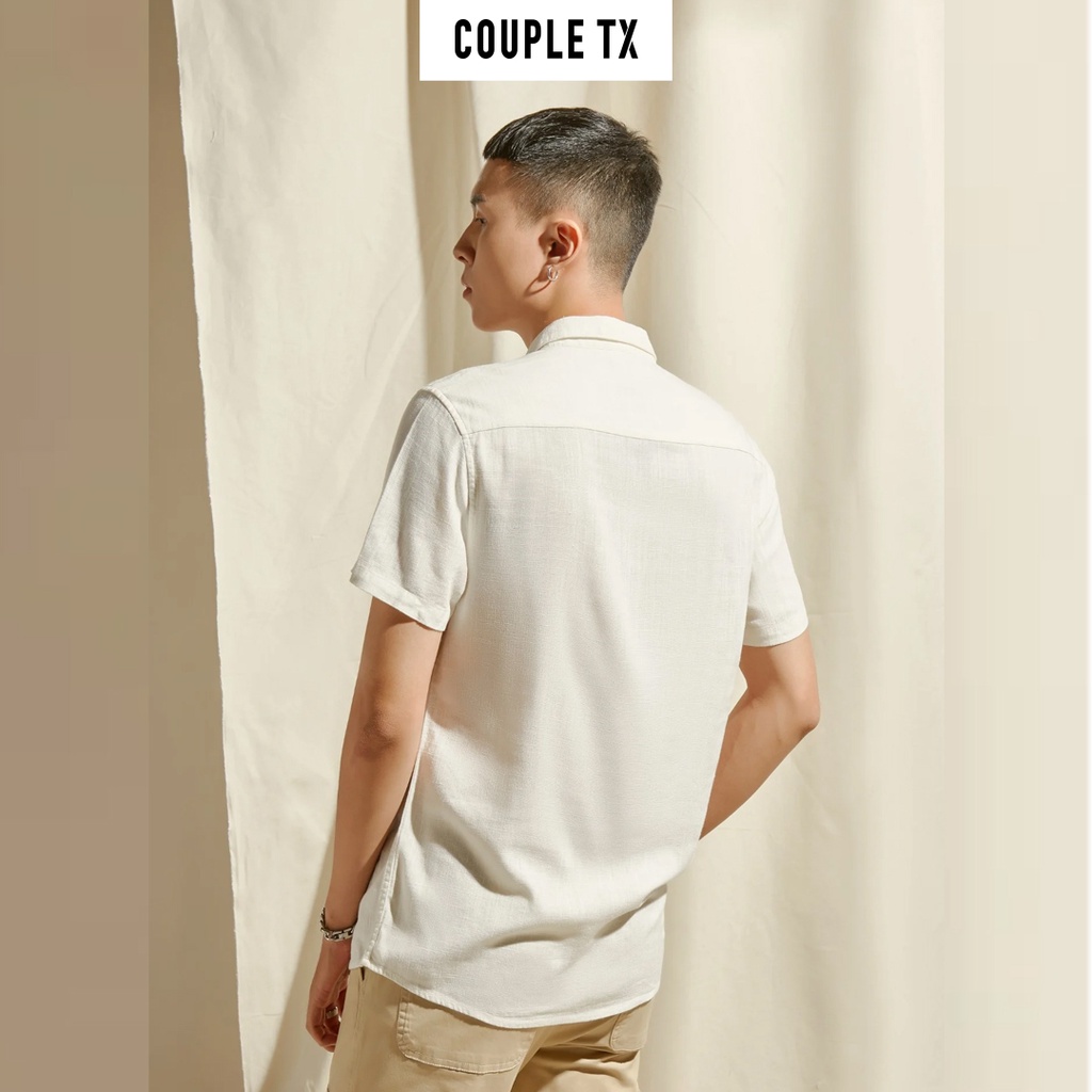 Áo Sơ Mi Nam Linen Tay Ngắn Couple TX MSH 3014