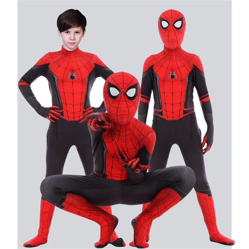 Bộ Quần áo trẻ em cao cấp Hoá trang Người Nhện cho bé trai - Bộ Trang phục Spider man cho bé