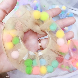 Dây cột tóc bi - siu độc đáo xink xắn