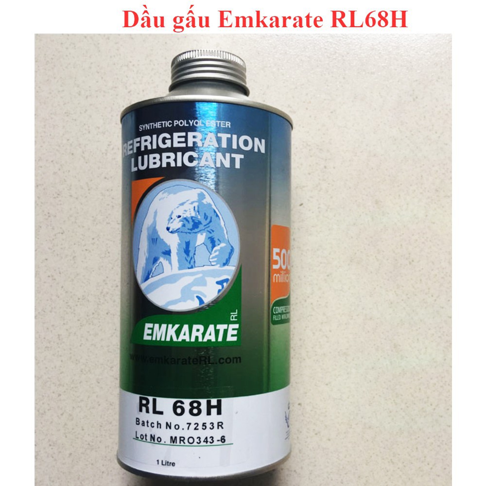 Combo 10 Dầu nhớt  Emkarate RL 68H dùng Block Lạnh Điều Hòa