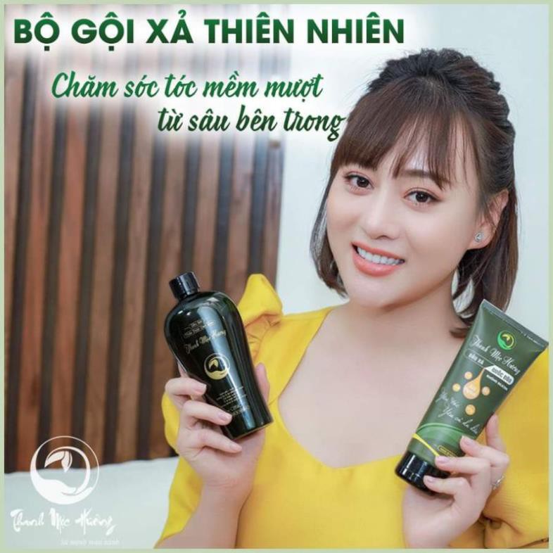 Combo gội xả: dầu gội thanh mộc hương, dầu gội bồ kết, dầu xả thiên nhiên, dầu gội thảo dược mềm mượt, chắc khỏe