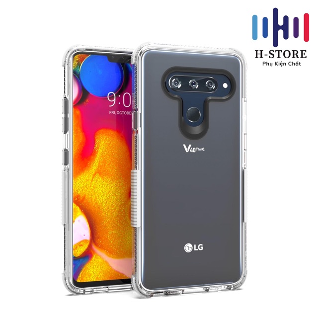 Ốp chống shock viền màu LG V40