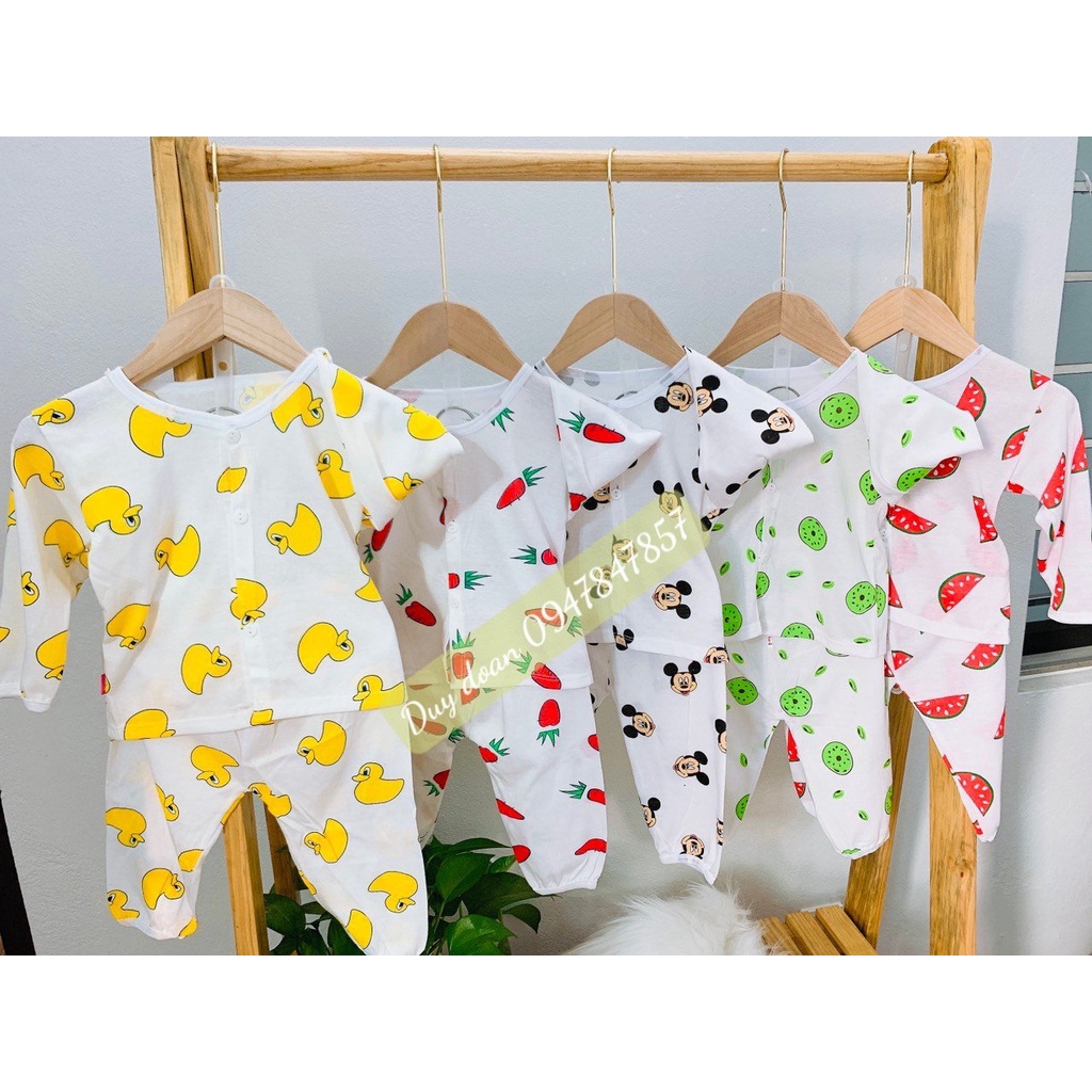 Combo 5 bộ dài cho bé ( set dài dưa hấu) 3-14kg