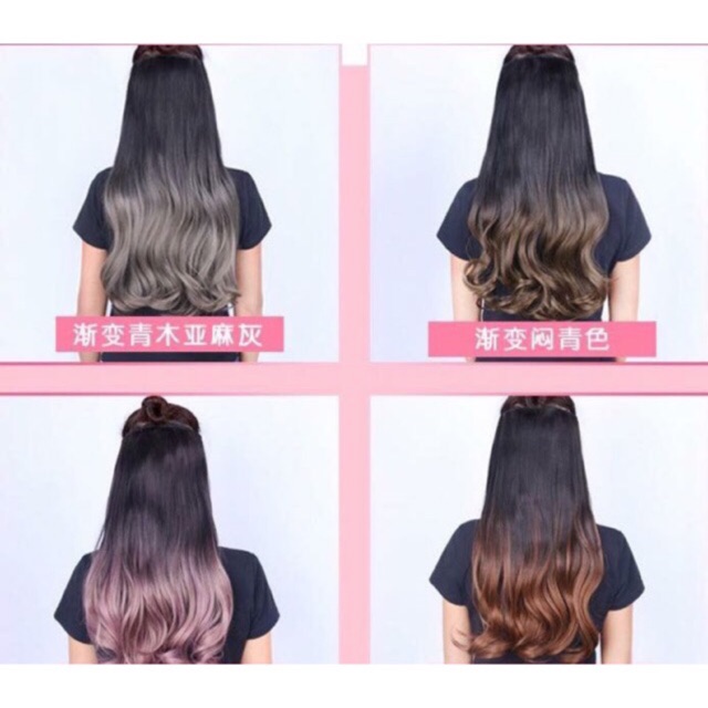 Kẹp phím nữa đầu 🥰freeship 50k🥰 tóc omber cao cấp 1 hàng thẳng