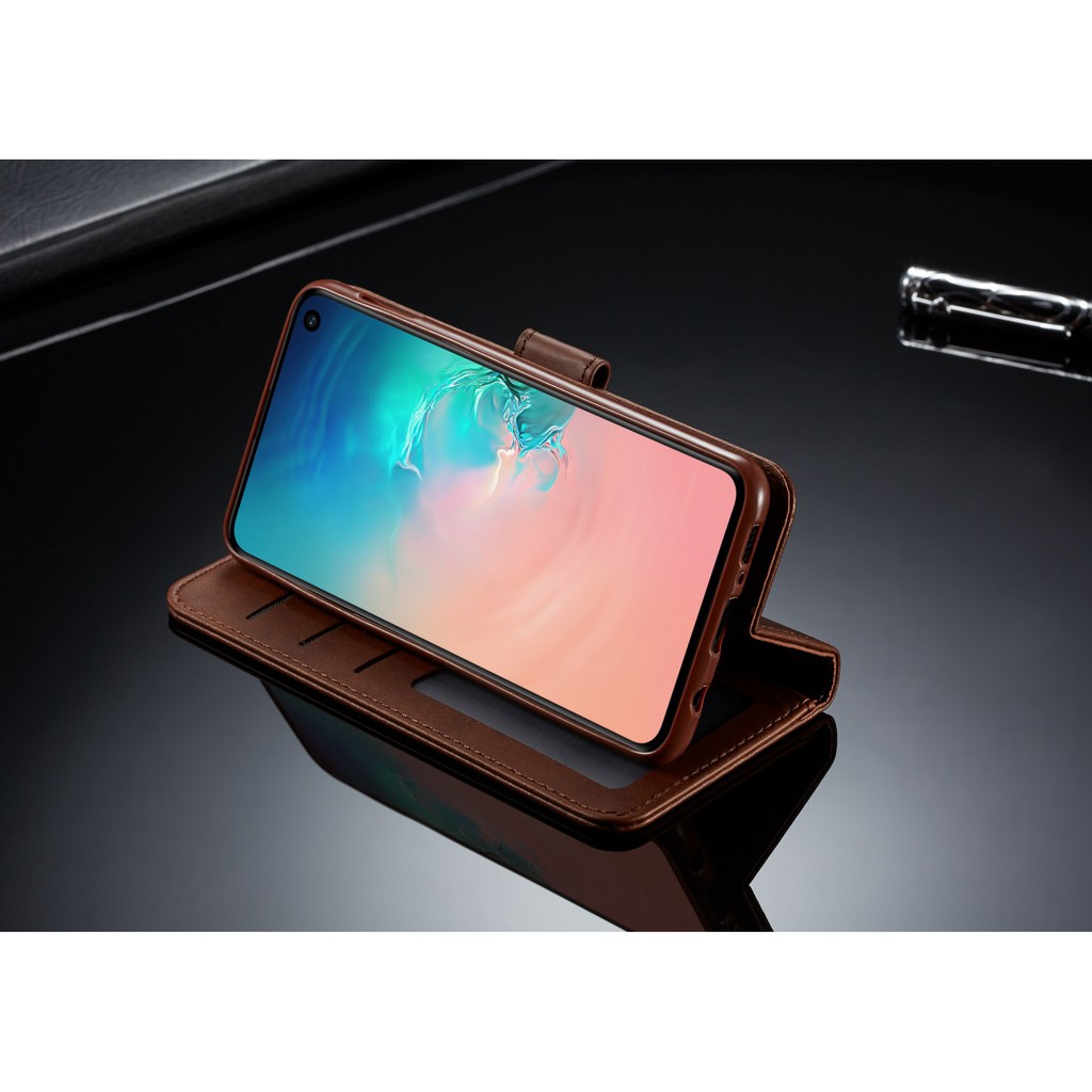 Bao da PU màu trơn sang trọng cho Samsung s10 plus s10 5G s10e | BigBuy360 - bigbuy360.vn