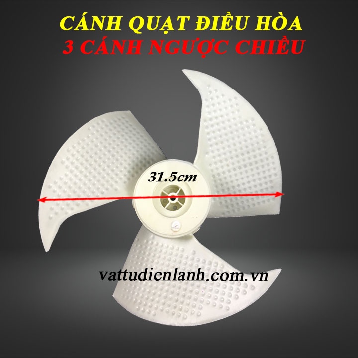 CÁNH QUẠT 3 CÁNH NAGAKAWA CHẠY NGƯỢC CHIỀU DÙNG CHO DÀN NÓNG ĐIỀU HÒA