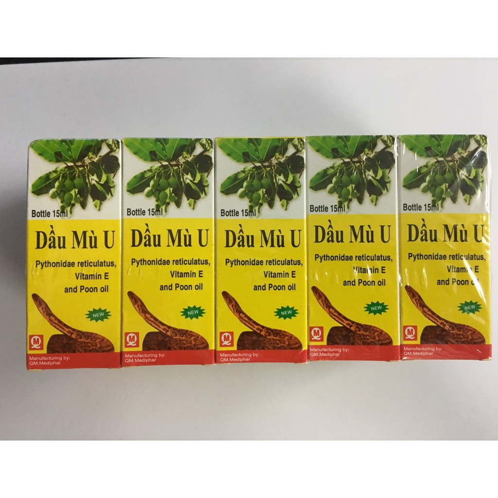 Dầu mù u 15ml - làm mền, mượt da, mờ sẹo