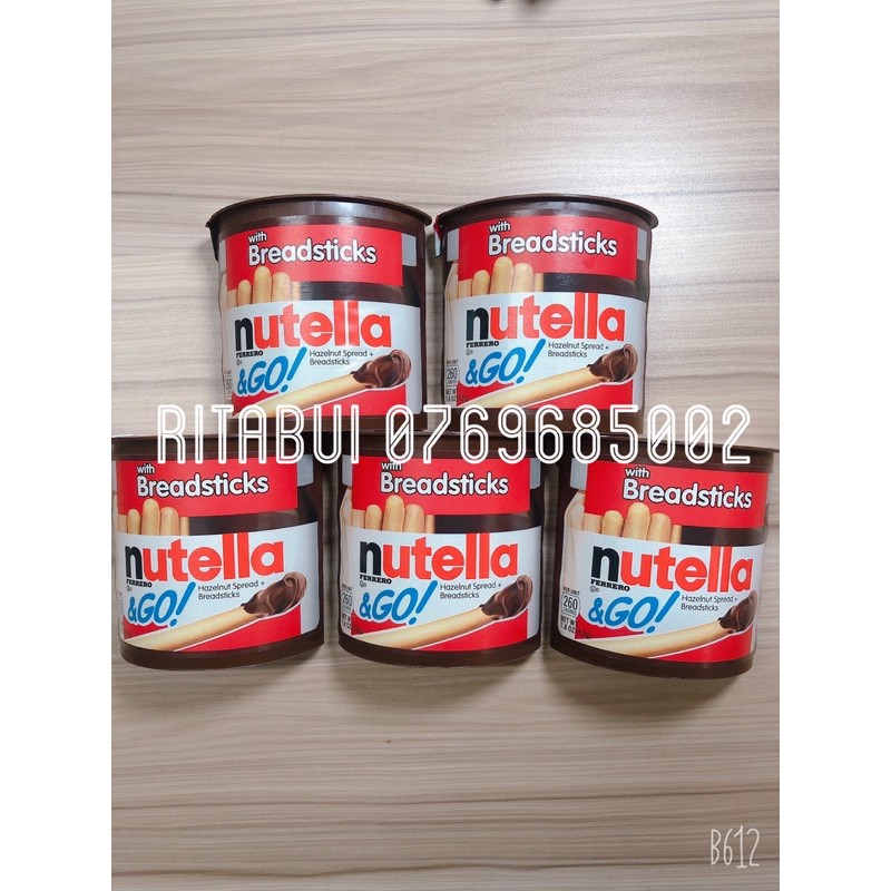 Bánh que chấm sốt Nutella Mỹ Date mới 03/2022