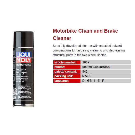 Chai xịt sên Liqui Moly Motorbike Chain-Lube 1508 250ml