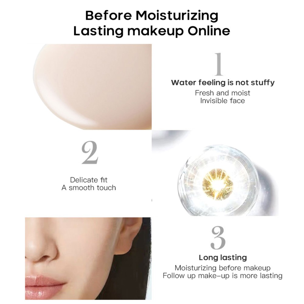(Hàng Mới Về) Kem Dưỡng Ẩm Làm Sáng Da Che Khuyết Điểm Hai Ống Tiện Dụng | BigBuy360 - bigbuy360.vn