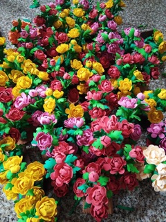 Khóm hoa các loại ( đồ dùng mầm non)