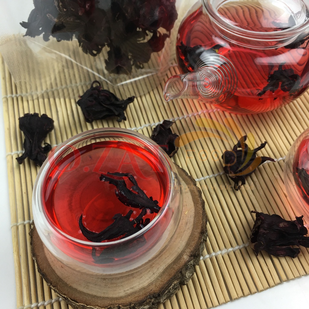[BÁN SỈ] Hoa atiso đỏ (bụp giấm/hibiscus) sấy khô loại đẹp O.ZAT Food 500g -1kg mát gan giải nhiệt dưỡng tâm an thần