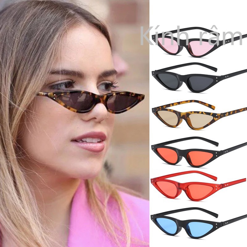 Kính mát mắt mèo chống nắng UV400 thời trang cho nữ