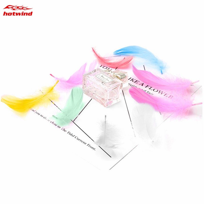 Bộ 100 lông ngỗng tự nhiên 8-12 cm làm lưới giấc mơ trang trí