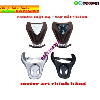 🛒 🌴Combo mặt nạ + tay dắt vision  2016-2020  chính hãng motor art 🌴 🛒