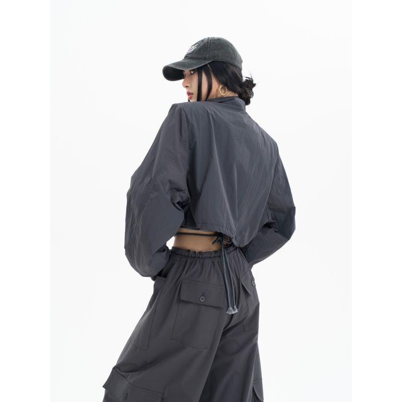 Áo Khoác Phong Cách Đường Phố Cá Tính Hợp Thời Trang Mùa Thu Phong Cách Phương Tây Mới Cho Nữ