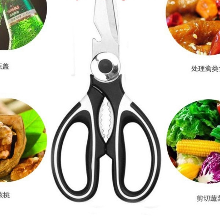 Kéo, Kéo cắt tỉa, Kéo cắt gà đa năng bằng thép hàng nhập khẩu cao cấp, Dụng cụ cắt gà sắc bền đẹp