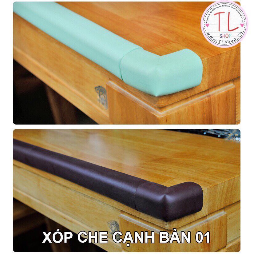 [MẸ và BÉ BABYKING]  Xốp bọc cạnh bàn bảo vệ an toàn cho bé 2M bịt cạnh bàn - Miếng dán góc Bịt góc bàn an toàn cho bé