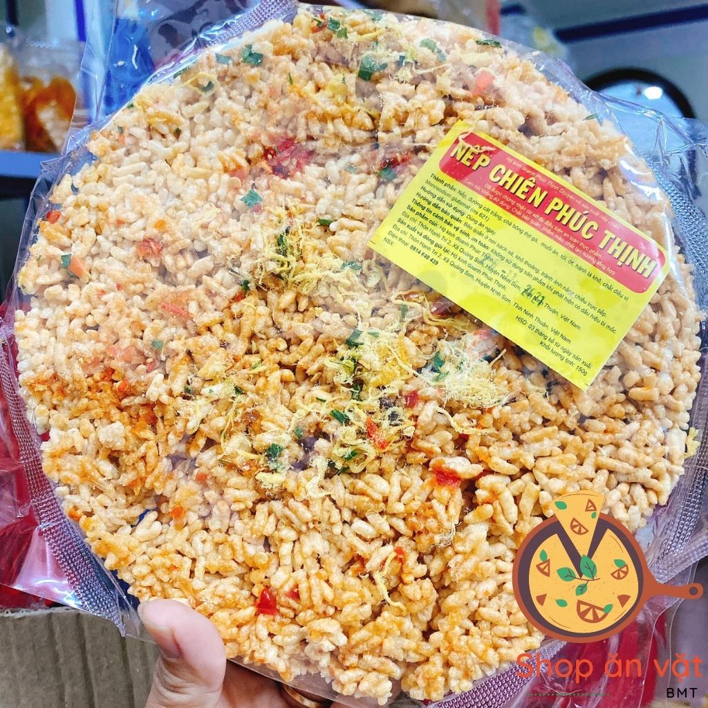 Cơm cháy chà bông l Nhập ANVA5K Giảm 5K l niếp chiên chà bông Phúc Thịnh thơm ngon giòn ăn mê ngay - 14020082