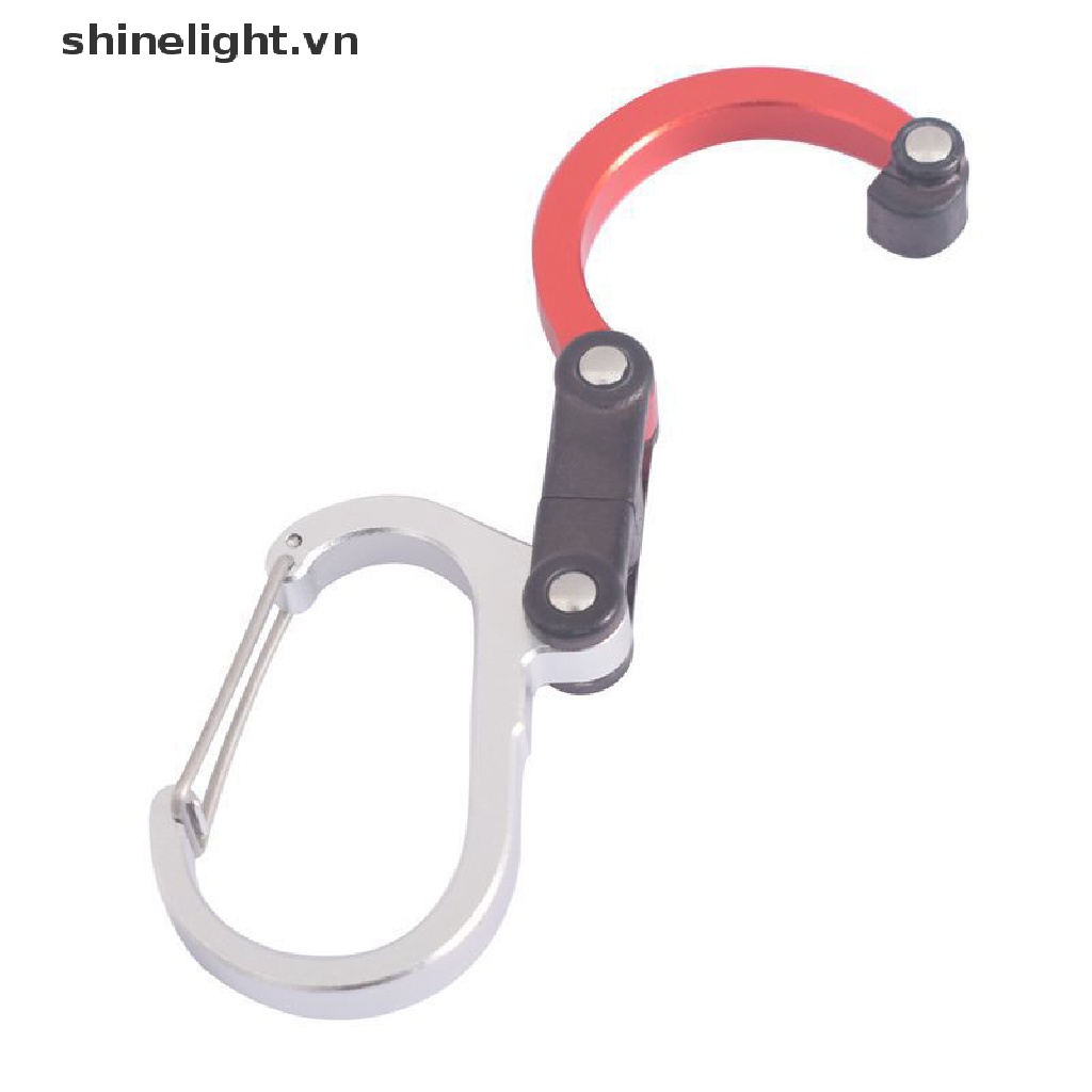 [shinelight] Carabiner Rotag Hook Clip Strong Clips For Camping Hiking Travel Backpack [VN]
