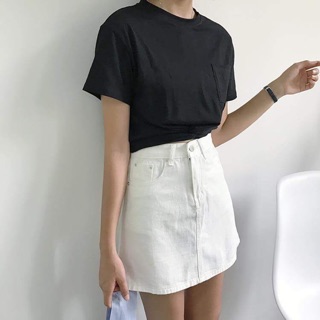 Chân váy jeans chữ A