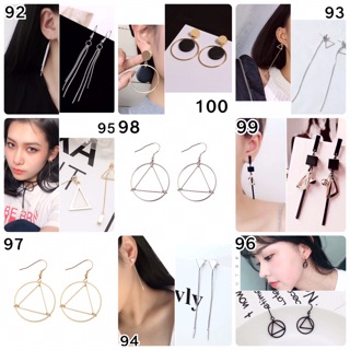 Bông tai Hàn tự chọn 168 mẫu (inbox hoặc ghi chú mẫu)
