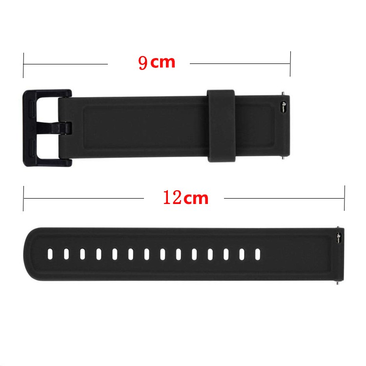 Dây Đeo Thay Thế Chất Liệu Silicon Màu Trơn Cho Xiaomi Huami Amazfit Bip Bit Pace Lite Youth