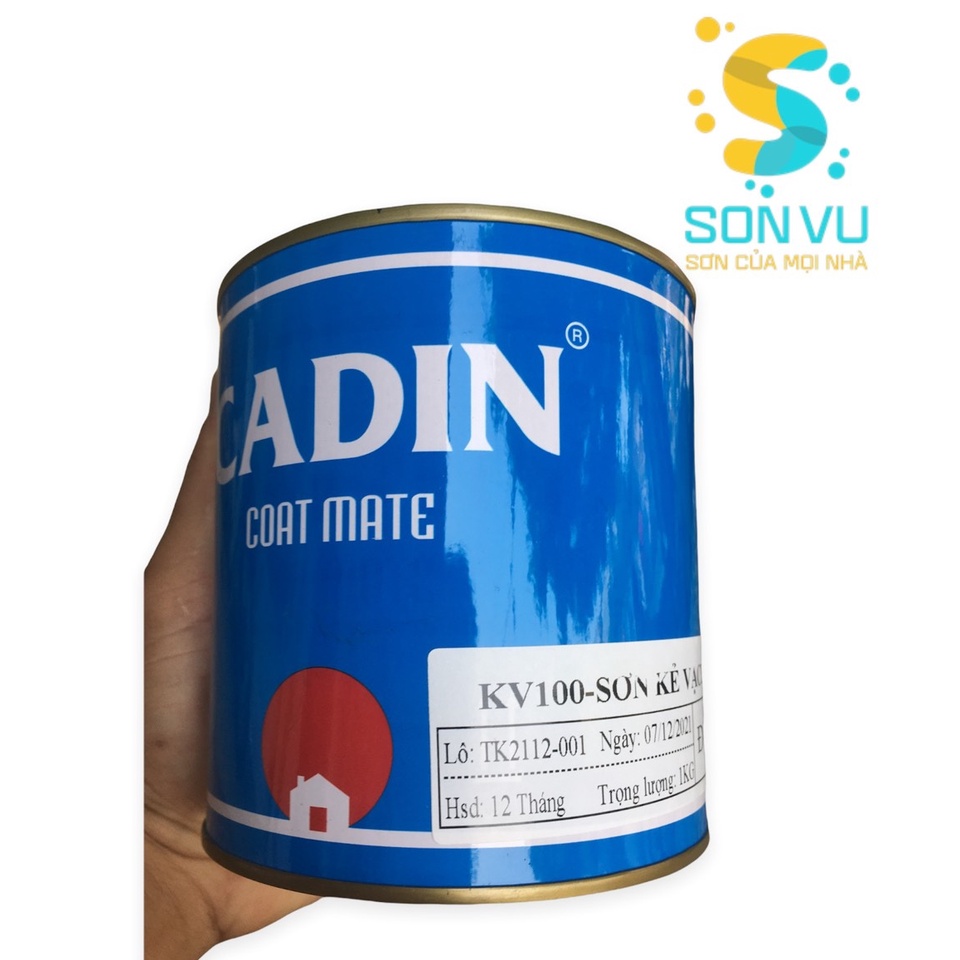 Cadin  - Sơn giao thông kẻ vạch Phản Quang - Kẻ line tầng hầm, bãi đậu xe - màu Trắng, Đỏ, Vàng, Đen