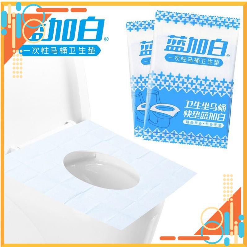 [Đồ Gia Dụng-Giá Rẻ] Giấy lót bàn cầu vệ sinh/ TOILET SEAT COVER dùng 1 lần tiện lợi, vệ sinh EOTIAYSHOP