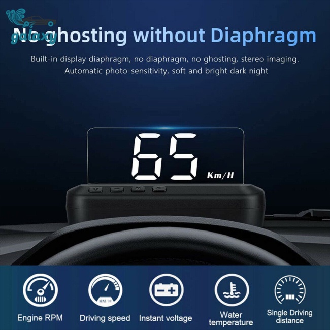 Galaxy Màn Hình Hiển Thị Tốc Độ HUD C100 OBD Hd Đa Năng Dành Cho Ô Tô