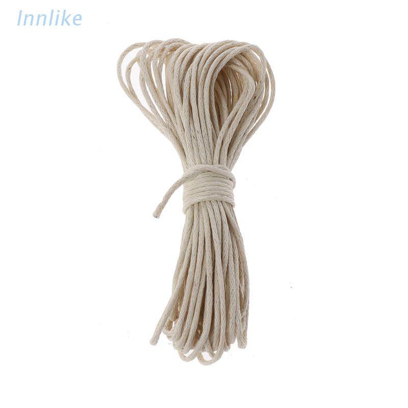 Cuộn dây sáp cotton 1mm dài 5m làm đồ trang sức/đồ chơi ngậm răng cho bé thủ công