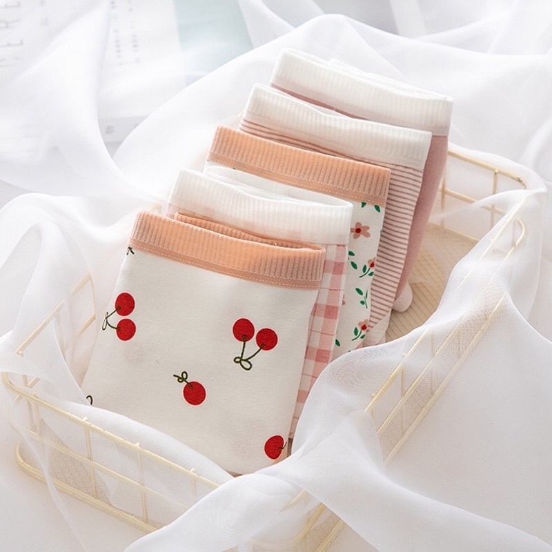 (Có chọn màu) Quần lót nữ cotton thun dễ thương lưng vừa CHERISH - Bae Lingerie | BigBuy360 - bigbuy360.vn