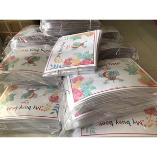 Học liệu bóc dán my busy book