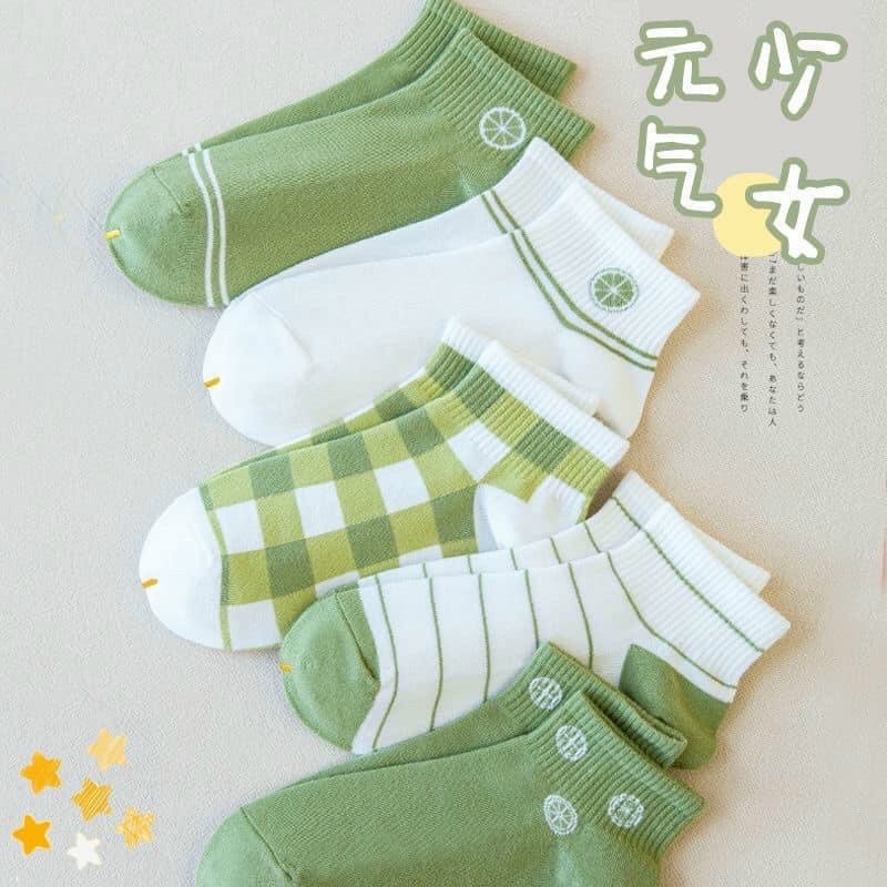 Combo set 5 đôi tất nhiều mẫu