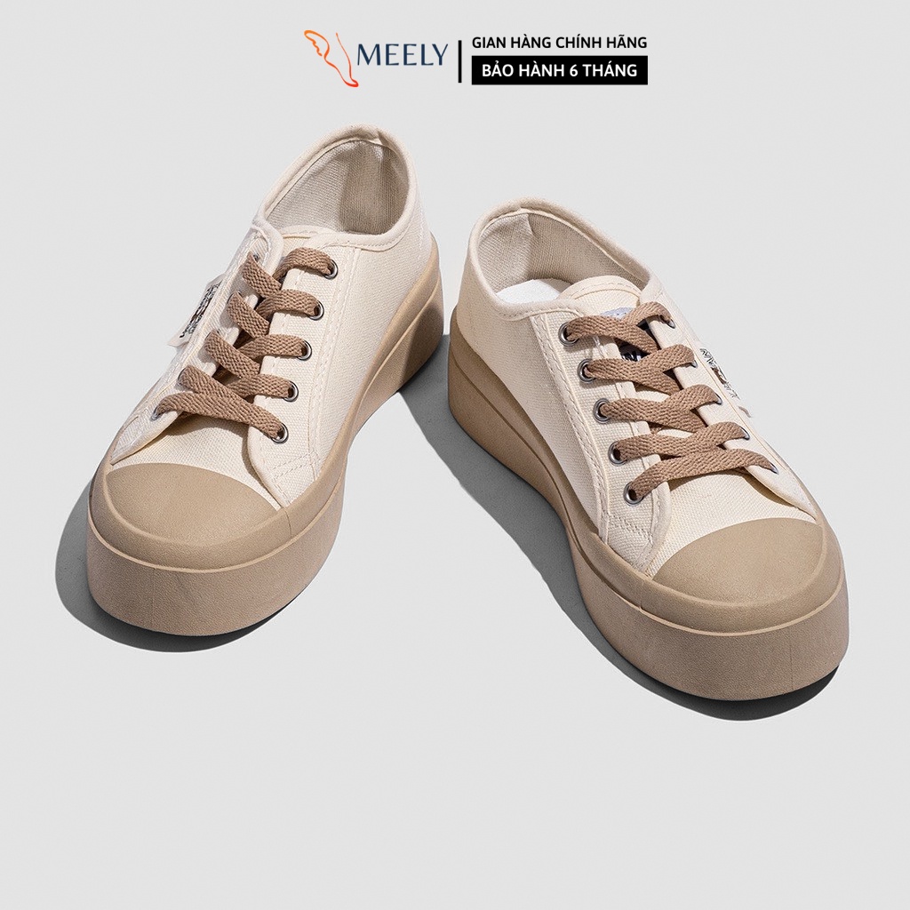 MEELY - Giày Thể Thao Nữ Bata Sneaker Kiểu Dáng Hàn Quốc Cá Tính Gấu AK189
