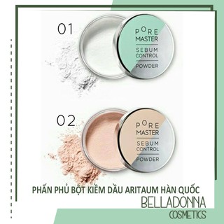 Phấn phủ dạng bột kiềm dầu Aritaum Pore Master Sebum Control Powder