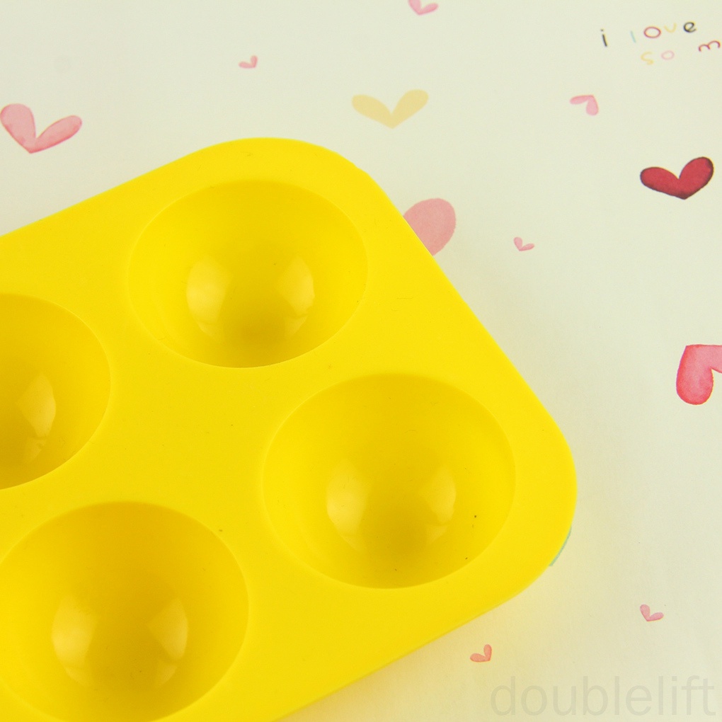 Khuôn Silicone Làm Bánh 6 Ngăn Hình Bán Nguyệt Chịu Nhiệt