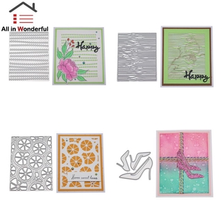 Khuôn Cắt Giấy Làm Từ Kim Loại Hình Các Khung Viền Ren Trang Trí Scrapbook