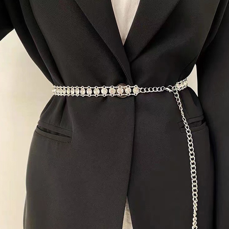 Thắt Lưng Dây Xích Màu Vàng / Bạc Quyến Rũ Trang Trí Đầm Cho Nữ