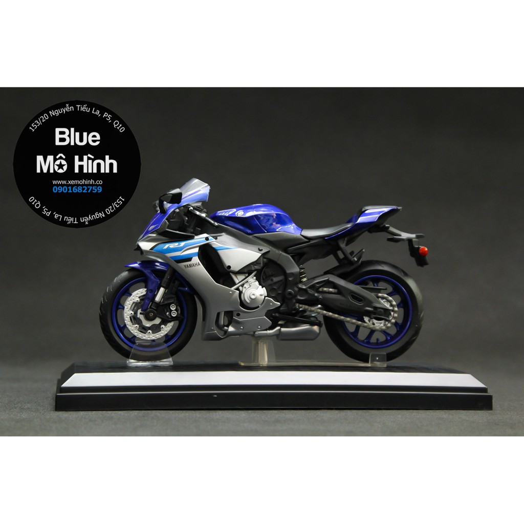 Blue mô hình | Xe mô hình mô tô Yamaha R1 New 1:12