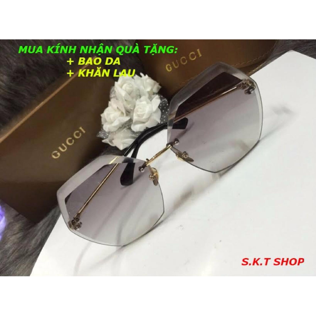 Kính râm Nữ mắt khoan  cao cấp mới 002