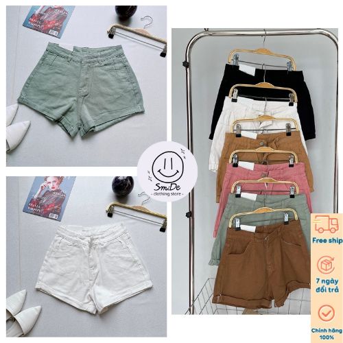 Quần Short Denim Ngắn Co Dãn Chất Đẹp | Smide Clothing