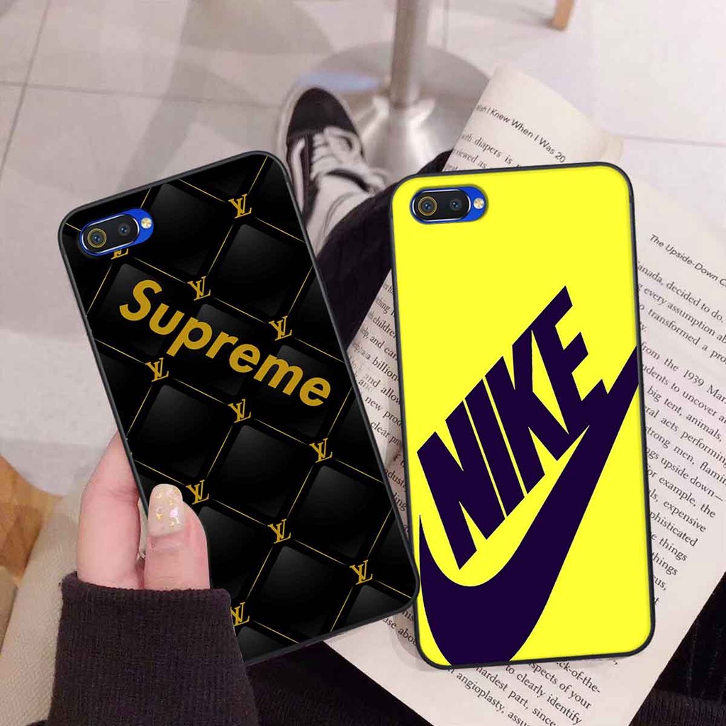 Ốp Realme C1 / C2 in hình thương hiệu L.V, N.I.K.E cá tính, đẳng cấp