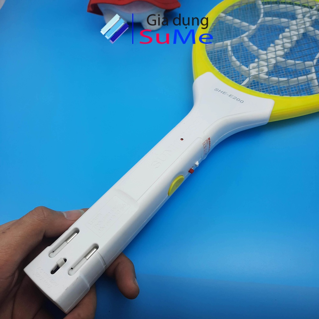 Vợt muỗi, đánh muỗi sạc pin tích điện cao cấp bắt muỗi hiệu quả an toàn