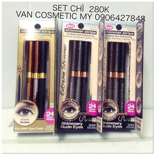 Set 3 chi nhu den,nau,be physcian formula
