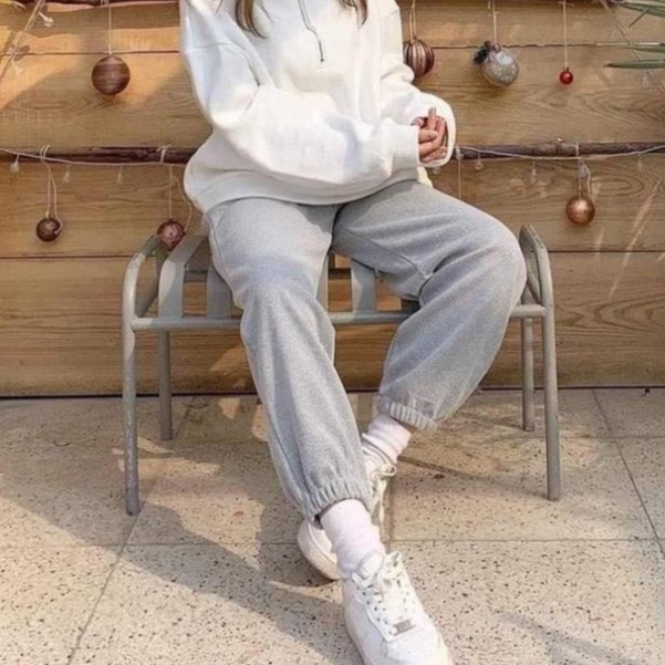 Quần nỉ ống BOOM Unisex, Quần Jogger thun trơn cạp chun dáng rộng - GenZ Pucca | BigBuy360 - bigbuy360.vn