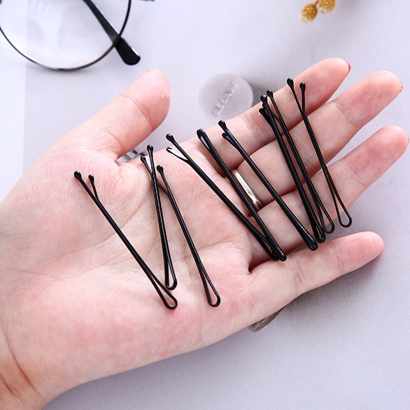 Kẹp Tăm Kẹp Xước Màu Đen Kẹp Xước Mái Giúp Độn Phồng Tóc Bộ 60 Cây