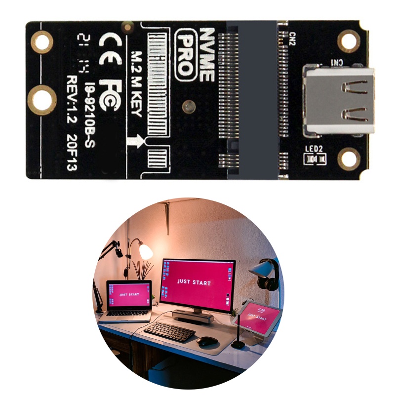 Hộp Đựng Ổ Cứng M2 SSD NVMe M.2 Sang USB 3.1 Cho M2 SSD 2230 / 2242 / 2260 / 2280