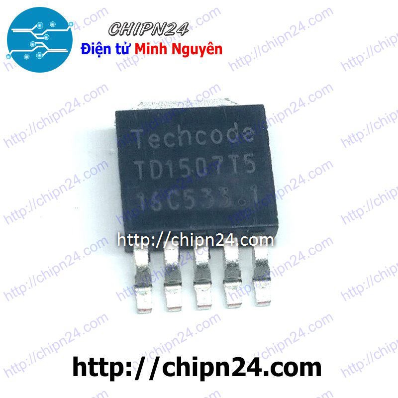 [1 CON] IC TD1507 TO-252-5 (SMD Dán) (3A 45V 150KHz PWM IC nguồn TD1507T5 1507)