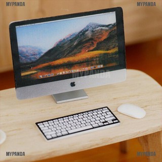 Bộ máy vi tính mini dùng cho nhà búp bê tỷ lệ 1:12